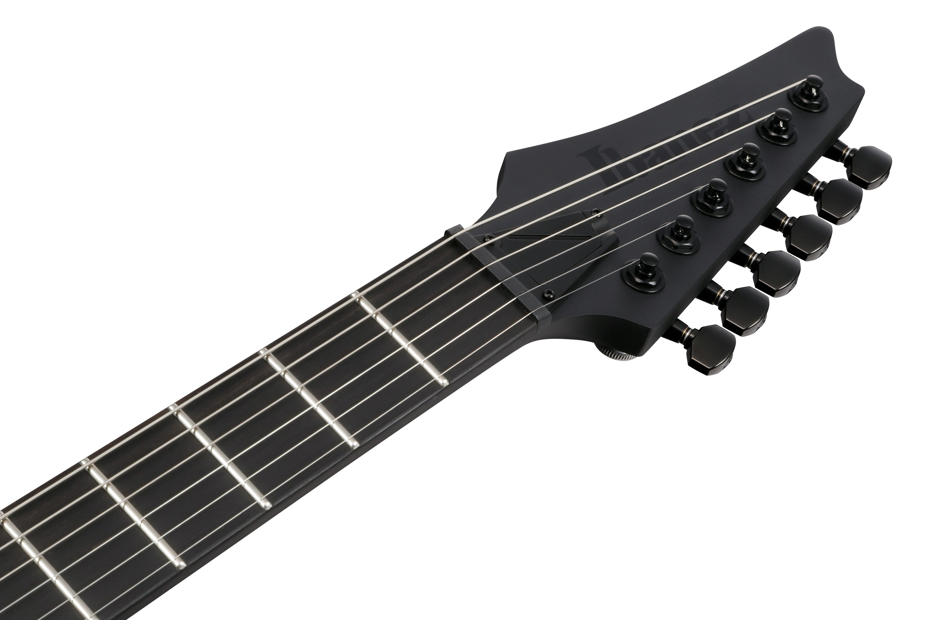 S721RB-BKF Iron Label Black Flat E-Gitarre